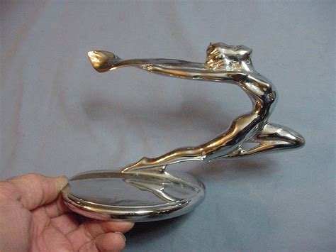 car hood ornament sitting girl hermes|vintage car radiator hood ornaments.